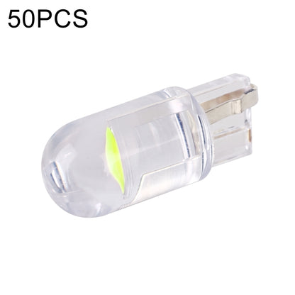 50pcs T10 DC24V / 0.36W / 0.03A Car Clearance Light COB Lamp Beads (Green Light) - Clearance Lights by buy2fix | Online Shopping UK | buy2fix