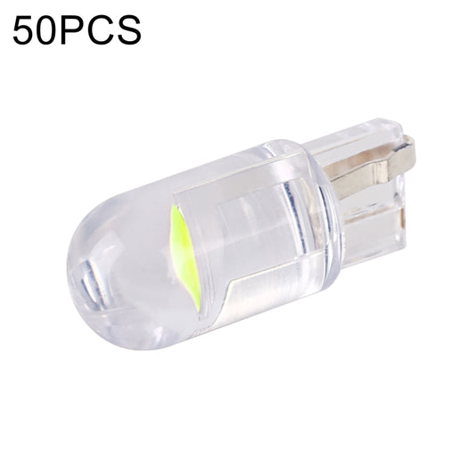 50pcs T10 DC24V / 0.36W / 0.03A Car Clearance Light COB Lamp Beads (Green Light) - Clearance Lights by buy2fix | Online Shopping UK | buy2fix