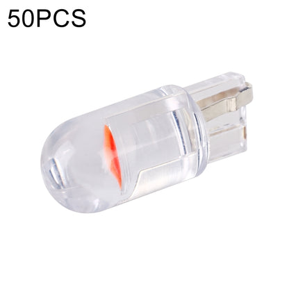 50pcs T10 DC24V / 0.36W / 0.03A Car Clearance Light COB Lamp Beads (Red Light) - Clearance Lights by buy2fix | Online Shopping UK | buy2fix