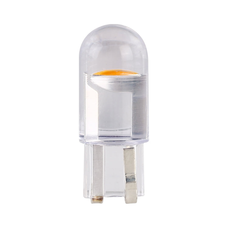50pcs T10 DC24V / 0.36W / 0.03A Car Clearance Light COB Lamp Beads (Yellow Light) - Clearance Lights by buy2fix | Online Shopping UK | buy2fix