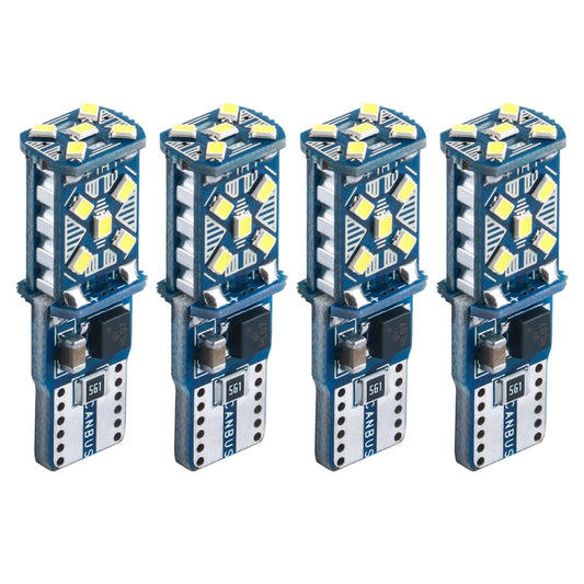 4pcs T10 DC12V /  2.52W / 0.21A / 900LM Car Clearance Light with Decoding - Clearance Lights by buy2fix | Online Shopping UK | buy2fix