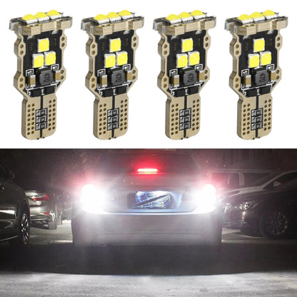 4pcs T15 DC12V / 1.5W / 0.13A / 540LM Car Decoding Reversing Light 9LEDs SMD-3030 Lamp Beads - Arrow Turn Lights by buy2fix | Online Shopping UK | buy2fix