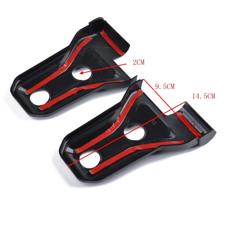 8 PCS Automotive ABS Side Door Hinge Protector Cover Trim for Jeep Wrangler JL 4 Door 2018-2019(Black) - Tank Covers by buy2fix | Online Shopping UK | buy2fix