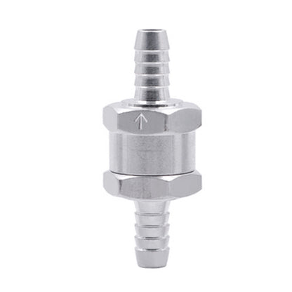 Car 8mm Aluminium Alloy Fuel Petrol One Way Non Return Check Valve - Engine Fittings by buy2fix | Online Shopping UK | buy2fix