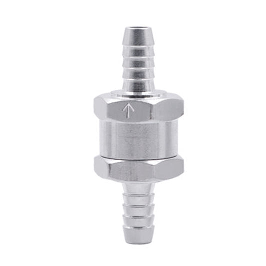 Car 8mm Aluminium Alloy Fuel Petrol One Way Non Return Check Valve - Engine Fittings by buy2fix | Online Shopping UK | buy2fix