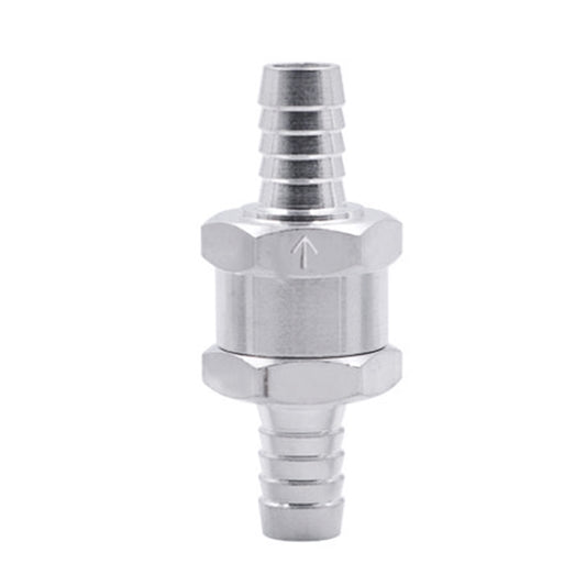 Car 10mm Aluminium Alloy Fuel Petrol One Way Non Return Check Valve - Engine Fittings by buy2fix | Online Shopping UK | buy2fix
