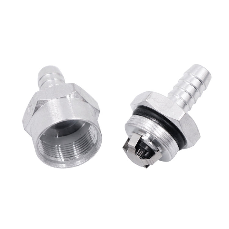 Car 10mm Aluminium Alloy Fuel Petrol One Way Non Return Check Valve - Engine Fittings by buy2fix | Online Shopping UK | buy2fix