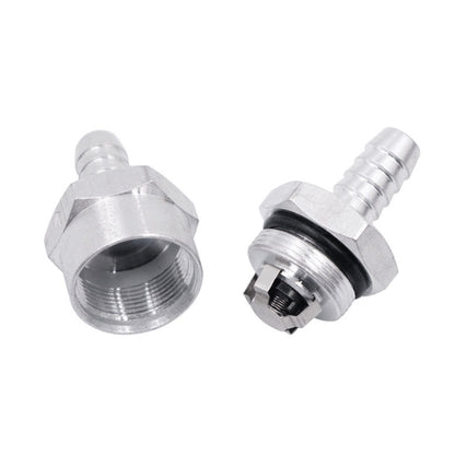 Car 12mm Aluminium Alloy Fuel Petrol One Way Non Return Check Valve - Engine Fittings by buy2fix | Online Shopping UK | buy2fix