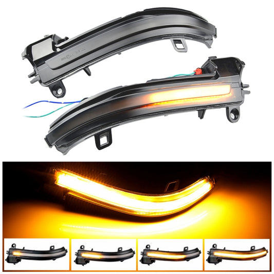 1 Pair For BMW 3 Series F20 Car Dynamic LED Turn Signal Light Rearview Mirror Flasher Water Blinker (Transparent Black) - Arrow Turn Lights by buy2fix | Online Shopping UK | buy2fix