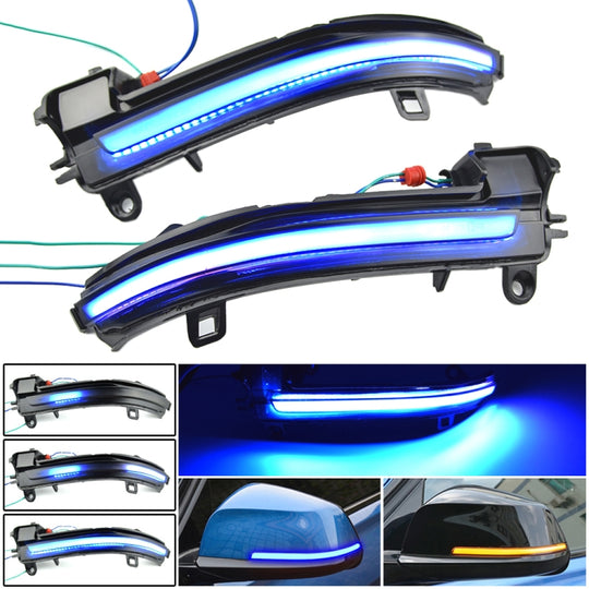 1 paire pour BMW série 3 F20 voiture dynamique clignotant LED rétroviseur clignotant clignotant à eau