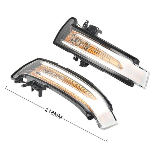 1 Pair For Mercedes-Benz A Class W176 2013-2017 Car Dynamic LED Turn Signal Light Rearview Mirror Flasher Water Blinker (Transparent) - Arrow Turn Lights by buy2fix | Online Shopping UK | buy2fix