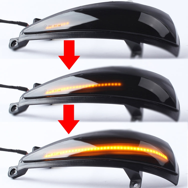 1 Pair For Honda Civic 2006-2011 Car Dynamic LED Turn Signal Light Rearview Mirror Flasher Water Blinker (Transparent Black) - Arrow Turn Lights by buy2fix | Online Shopping UK | buy2fix