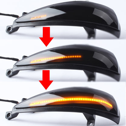 1 Pair For Honda Civic 2006-2011 Car Dynamic LED Turn Signal Light Rearview Mirror Flasher Water Blinker (Transparent Black) - Arrow Turn Lights by buy2fix | Online Shopping UK | buy2fix
