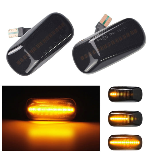 2pcs For Honda Civic 2001-2015 Car Dynamic LED Fender Side Light 34301-S5H-T02(Transparent Black) - Arrow Turn Lights by buy2fix | Online Shopping UK | buy2fix