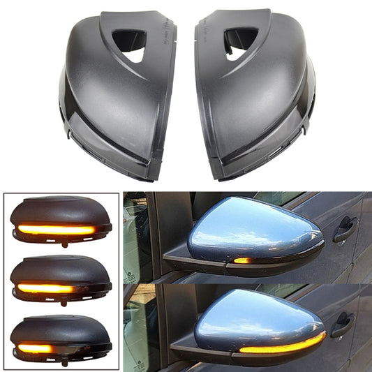 1 Pair For Volkswagen Golf 6 MK6 Car Dynamic LED Turn Signal Light Rearview Mirror Flasher Water Blinker, with Hole - Arrow Turn Lights by buy2fix | Online Shopping UK | buy2fix