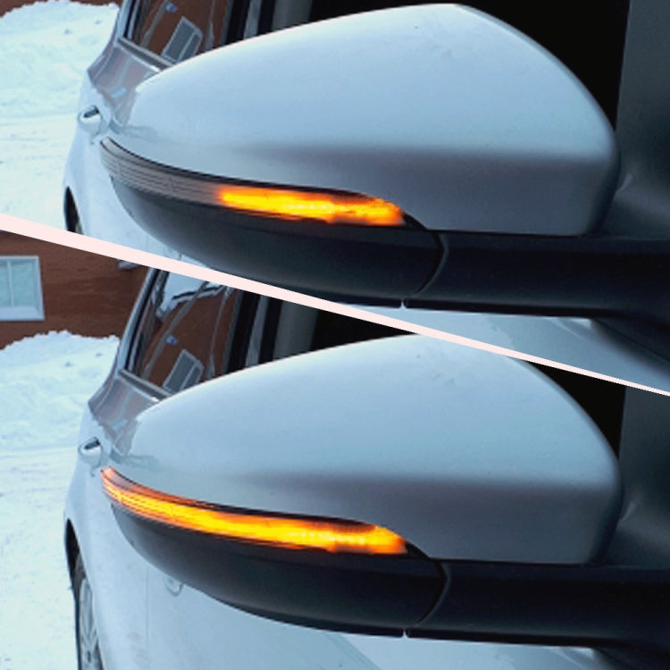 1 Pair For Volkswagen Golf 6 MK6 Car Dynamic LED Turn Signal Light Rearview Mirror Flasher Water Blinker, with Hole - Arrow Turn Lights by buy2fix | Online Shopping UK | buy2fix