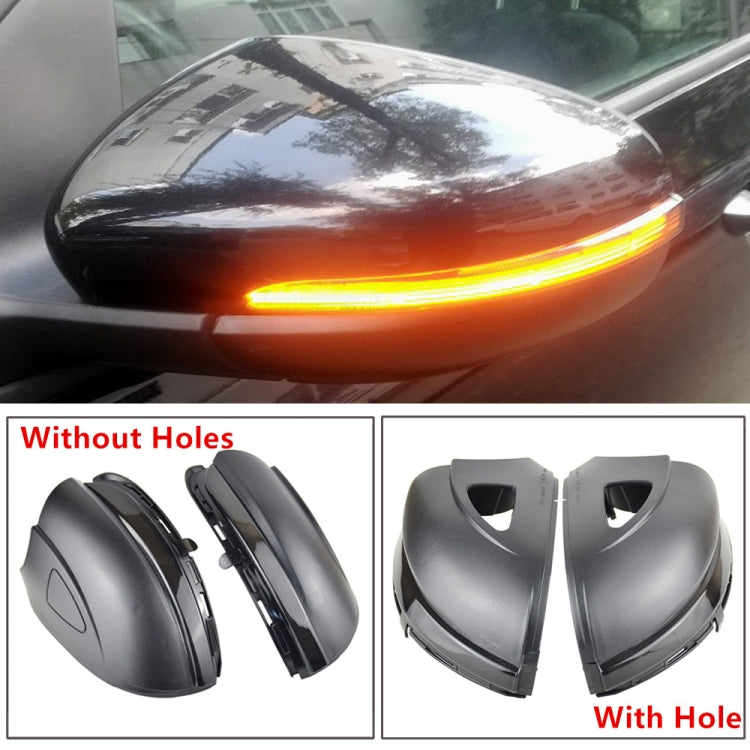 1 Pair For Volkswagen Golf 6 MK6 Car Dynamic LED Turn Signal Light Rearview Mirror Flasher Water Blinker, with Hole - Arrow Turn Lights by buy2fix | Online Shopping UK | buy2fix