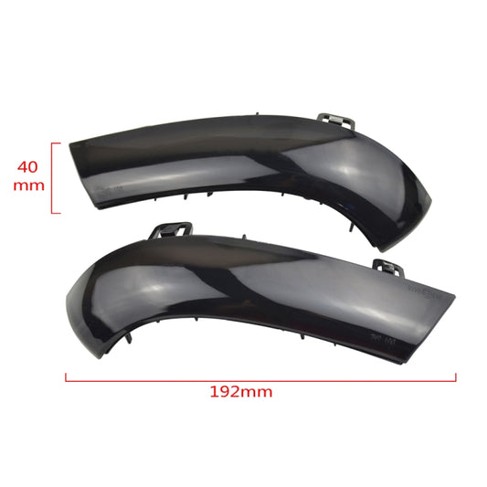 2pcs For Volkswagen Golf 5 MK5 2003-2008 Car Dynamic LED Turn Signal Light Rearview Mirror Flasher Water Blinker (Transparent Black) - Arrow Turn Lights by buy2fix | Online Shopping UK | buy2fix