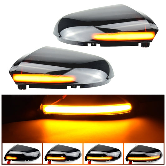1 Pair For Dodge Ram 1500 2009-2018 Car Dynamic LED Turn Signal Light Rearview Mirror Flasher Water Blinker (Transparent Black) - Arrow Turn Lights by buy2fix | Online Shopping UK | buy2fix