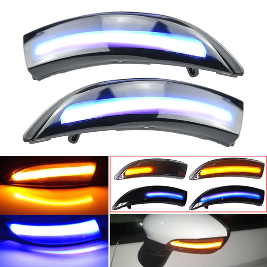 1 Pair For Ford Fiesta 2008-2017 Car Dynamic LED Turn Signal Light Rearview Mirror Flasher Water Blinker - Arrow Turn Lights by buy2fix | Online Shopping UK | buy2fix