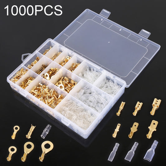 1000 in 1 Cable Spade Plug Connector DIY Terminal Connectors - Booster Cable & Clip by buy2fix | Online Shopping UK | buy2fix