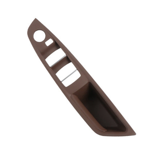 For BMW F10 2011-2017 Right Driving Car Door Window Lift Switch Trim Panel (Coffee) - Car Interior Mouldings by buy2fix | Online Shopping UK | buy2fix