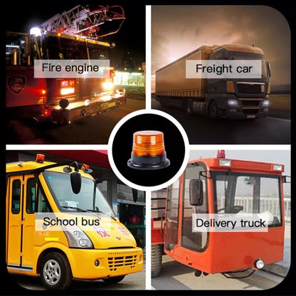 School Bus Engineering Vehicle Safety Warning Light Rear-end Collision Yellow Signal Lamp (Red Light) - Warning Lights by buy2fix | Online Shopping UK | buy2fix