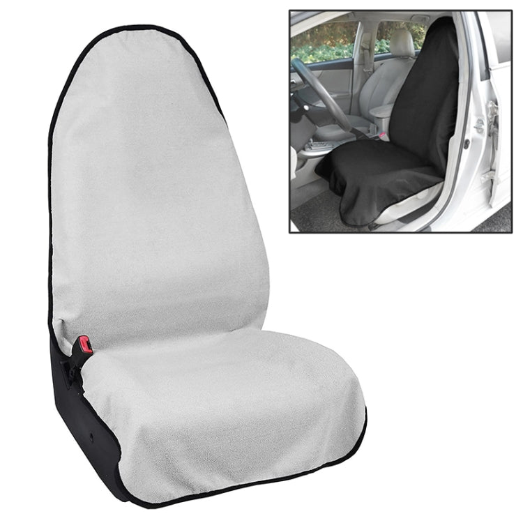 Car Universal Waterproof Anti-skid Seat Cover (White) by buy2fix