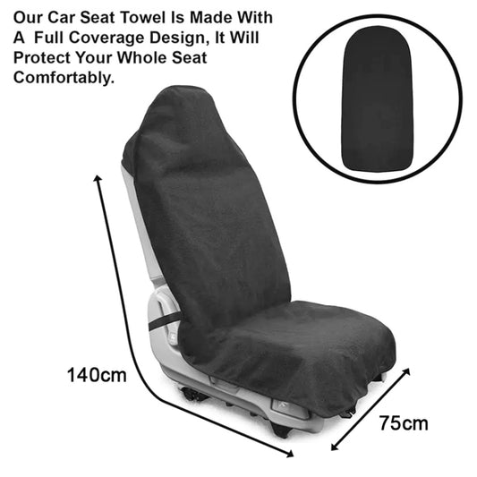 Car Universal Waterproof Anti-skid Seat Cover (White) - Seat Accessories by buy2fix | Online Shopping UK | buy2fix