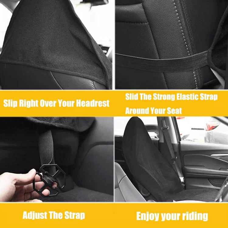 Car Universal Waterproof Anti-skid Seat Cover (Pink) - Seat Accessories by buy2fix | Online Shopping UK | buy2fix