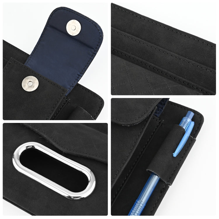 Car Sheepskin Leather Sun Visor Storage Clip (Mint Green) - Sunglasses & Glasses Clips by buy2fix | Online Shopping UK | buy2fix