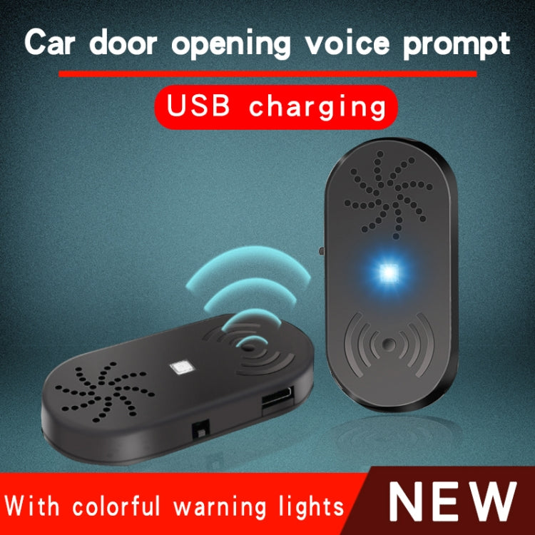 Car Door Opener Alarm Automatic Induction Voice LED Prompt Light - Car Modification by buy2fix | Online Shopping UK | buy2fix