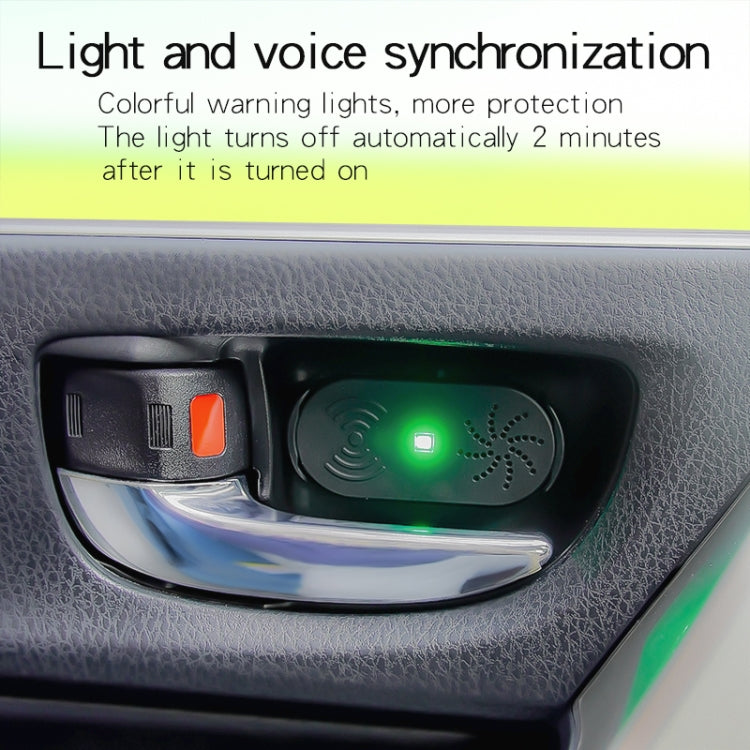 Car Door Opener Alarm Automatic Induction Voice LED Prompt Light - Car Modification by buy2fix | Online Shopping UK | buy2fix