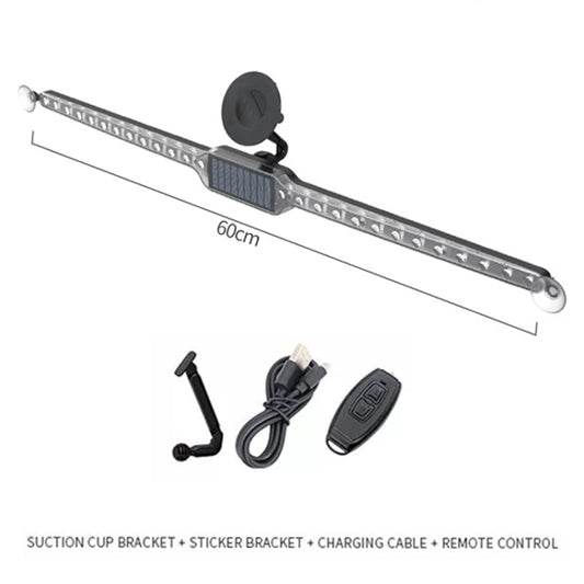 Car Warning Anti-collision Rear-end Flashing Lights Solar LED Decorative Lights - Warning Lights by buy2fix | Online Shopping UK | buy2fix