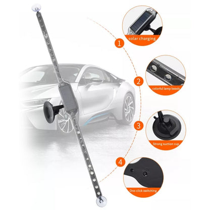 Car Warning Anti-collision Rear-end Flashing Lights Solar LED Decorative Lights - Warning Lights by buy2fix | Online Shopping UK | buy2fix