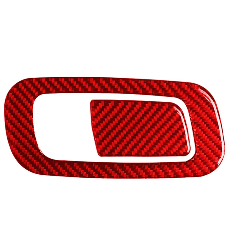 Car Carbon Fiber Storage Box Switch Frame Decorative Sticker for Honda Tenth Generation Civic 2016-2019, Right Drive (Red) by buy2fix