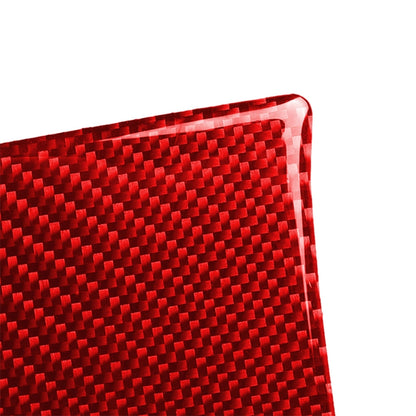 Car Carbon Fiber Rear Debris Cover Decorative Sticker for Honda Tenth Generation Civic 2016-2019, Left and Right Drive Universal (Red) by buy2fix