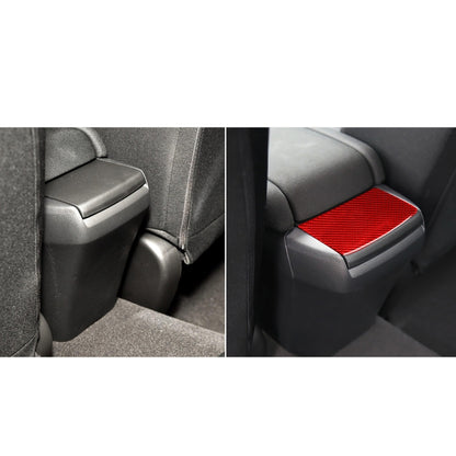 Car Carbon Fiber Rear Debris Cover Decorative Sticker for Honda Tenth Generation Civic 2016-2019, Left and Right Drive Universal (Red) by buy2fix