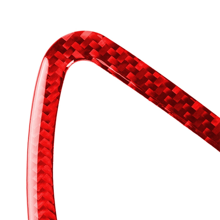 Car Carbon Fiber Inside Door Wrist Frame Decorative Sticker for Honda Tenth Generation Civic 2016-2019, Left and Right Drive Universal (Red) by buy2fix