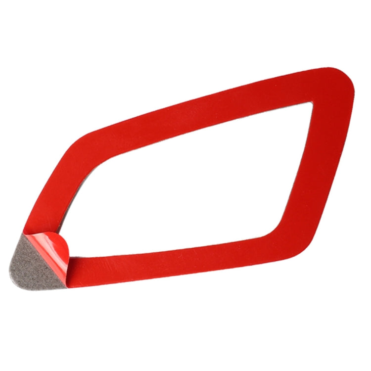 Car Carbon Fiber Dashboard Air Outlet Decorative Sticker for Honda Tenth Generation Civic 2016-2019, Right Drive (Red) by buy2fix