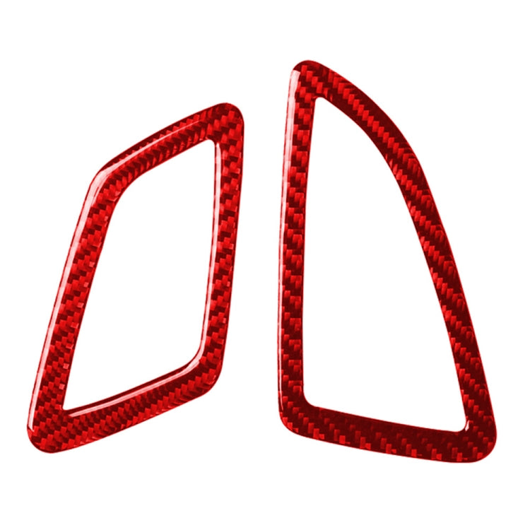 Car Carbon Fiber Dashboard Air Outlet Decorative Sticker for Honda Tenth Generation Civic 2016-2019, Left Drive (Red) by buy2fix