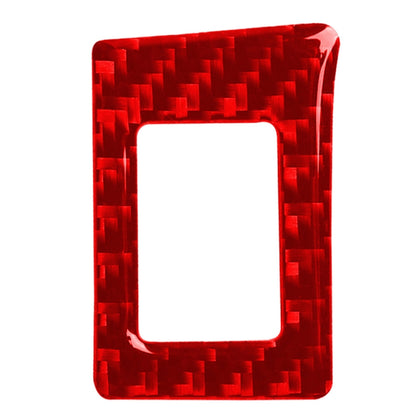 Car Carbon Fiber Double Flash Light Decorative Sticker for Honda Tenth Generation Civic 2016-2019, Right Drive (Red) by buy2fix