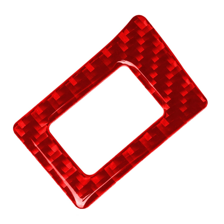 Car Carbon Fiber Double Flash Light Decorative Sticker for Honda Tenth Generation Civic 2016-2019, Right Drive (Red) by buy2fix