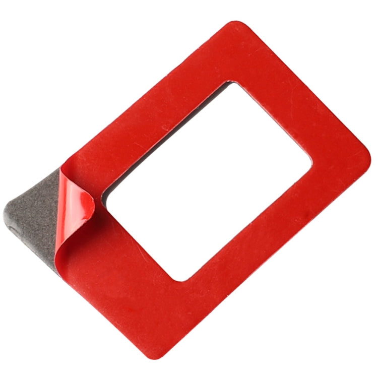 Car Carbon Fiber Double Flash Light Decorative Sticker for Honda Tenth Generation Civic 2016-2019, Right Drive (Red) by buy2fix