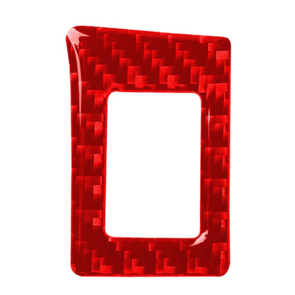 Car Carbon Fiber Double Flash Light Decorative Sticker for Honda Tenth Generation Civic 2016-2019, Left Drive (Red) by buy2fix