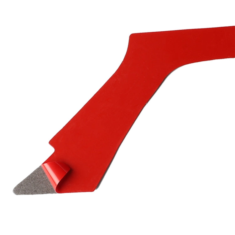 Car Carbon Fiber Below the Central Control Air Outlet Decorative Sticker for Honda Tenth Generation Civic 2016-2019, Right Drive (Red) by buy2fix