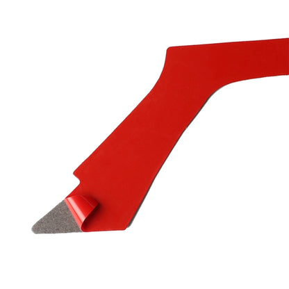 Car Carbon Fiber Below the Central Control Air Outlet Decorative Sticker for Honda Tenth Generation Civic 2016-2019, Left Drive (Red) by buy2fix