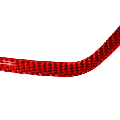 Car Carbon Fiber Above the Central Control Air Outlet Decorative Sticker for Honda Tenth Generation Civic 2016-2019, Left Drive (Red) by buy2fix