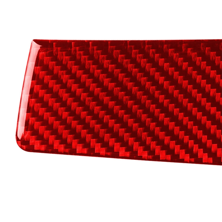 Car Carbon Fiber Central Control Left Decorative Sticker for Honda Tenth Generation Civic 2016-2019, Right Drive (Red) by buy2fix