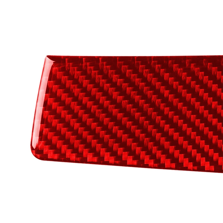Car Carbon Fiber Central Control Left Decorative Sticker for Honda Tenth Generation Civic 2016-2019, Left Drive (Red) by buy2fix